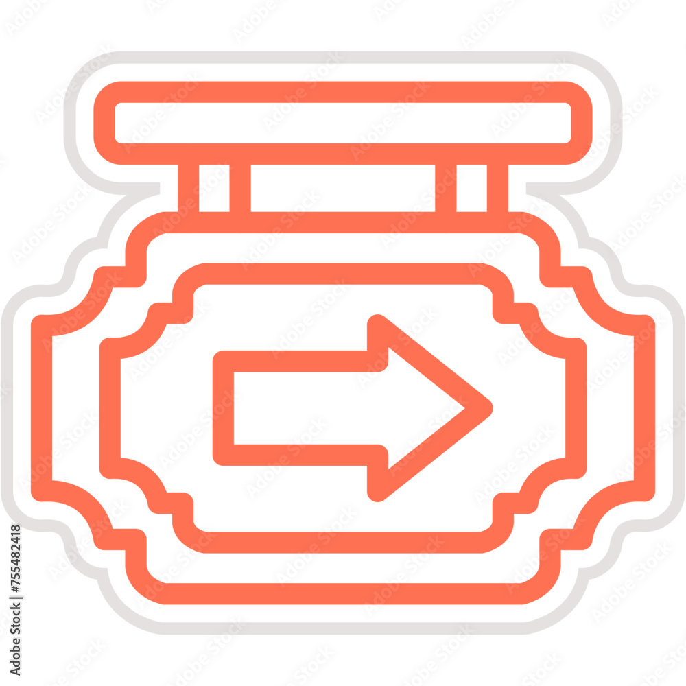 Department sign Vector Icon Design Illustration Department sign Vector Icon Design Illustration