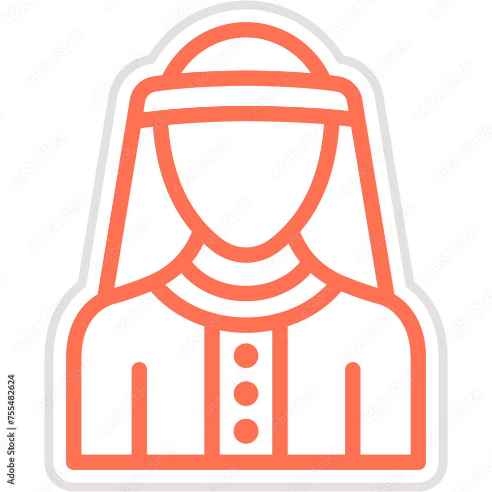Arab man Vector Icon Design Illustration Arab man Vector Icon Design Illustration