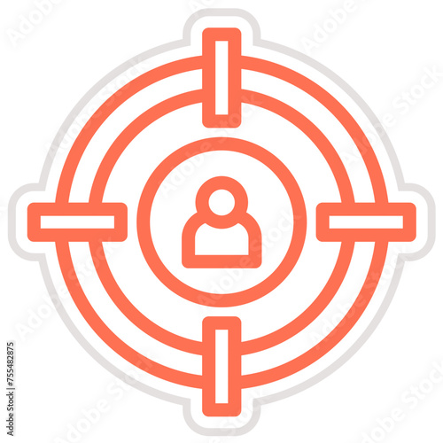 Head hunting Vector Icon Design Illustration