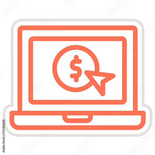 Pay per click Vector Icon Design Illustration