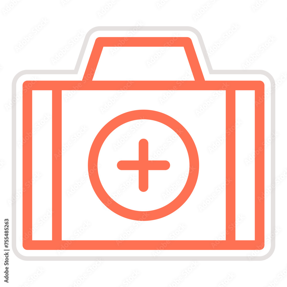 Medical kit Vector Icon Design Illustration Medical kit Vector Icon Design Illustration