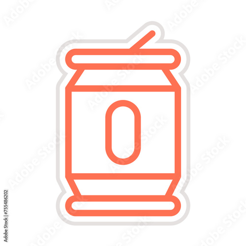 Tin Vector Icon Design Illustration