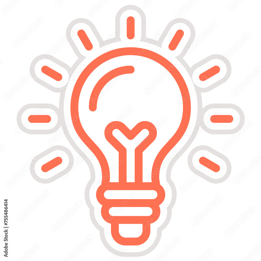 Light bulb Vector Icon Design Illustration Light bulb Vector Icon Design Illustration
