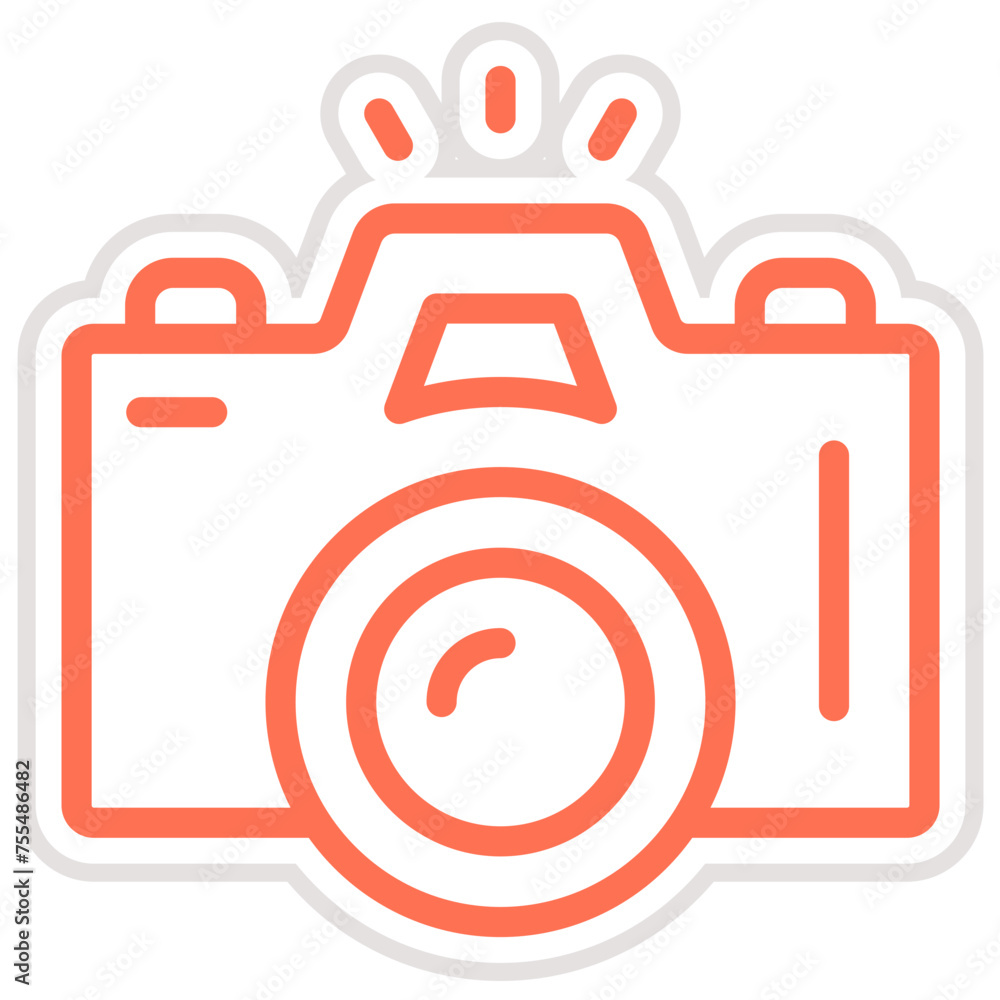 Camera Vector Icon Design Illustration Camera Vector Icon Design Illustration