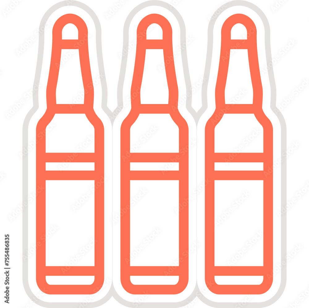 Ampoule Vector Icon Design Illustration Ampoule Vector Icon Design Illustration