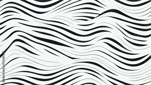 Outline mountains pattern texture vector. Brush. Vector background. Smooth stripe or curved wavy elements. Illustrations vector. Seamless.