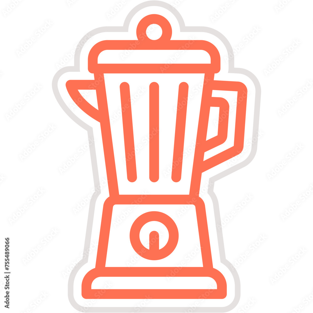 Blender Vector Icon Design Illustration Blender Vector Icon Design Illustration