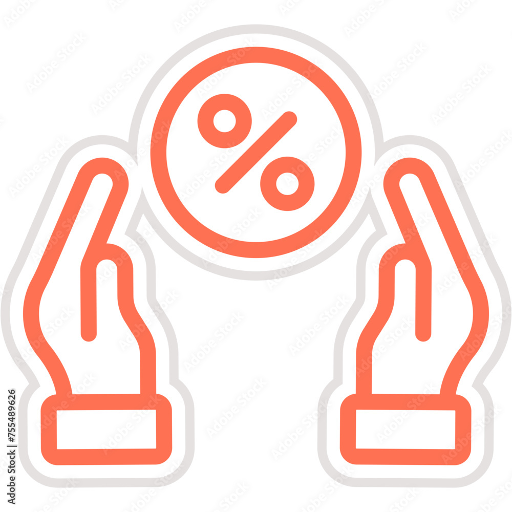 Obraz premium Smart Contract Vector Icon Design Illustration
