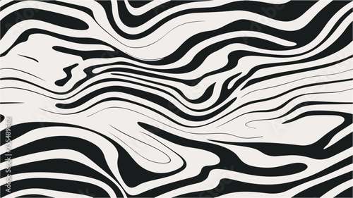 Creative background with zigzag blots. Abstract fluid art texture. Decorative design with distorted effect. Marble texture. Seamless.