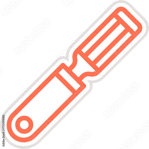 Chisel Vector Icon Design Illustration
