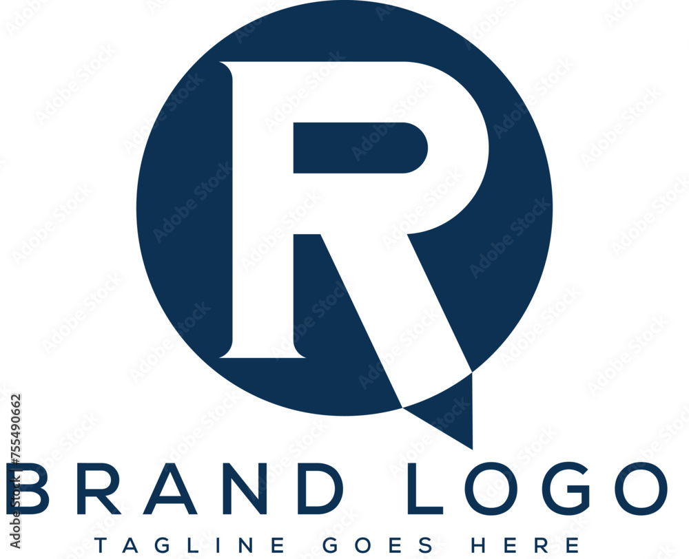 letter R logo design vector template design for brand. letter R logo design vector template design for brand.