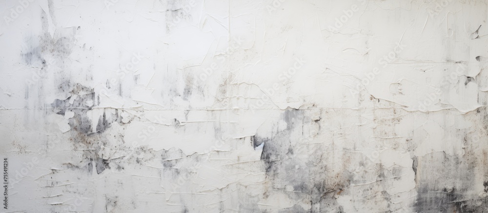 A black and white photo showcasing the intricate details of a white grunge wall texture background. The stark contrast between the light and dark areas creates a visually striking composition. A black and white photo showcasing the intricate details of a white grunge wall texture background. The stark contrast between the light and dark areas creates a visually striking composition.