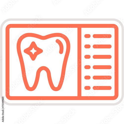 X Ray Vector Icon Design Illustration