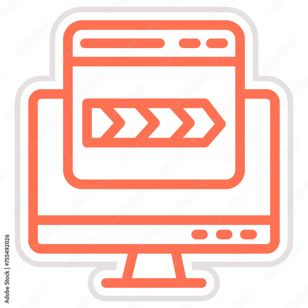 Breadcrumb Vector Icon Design Illustration Breadcrumb Vector Icon Design Illustration