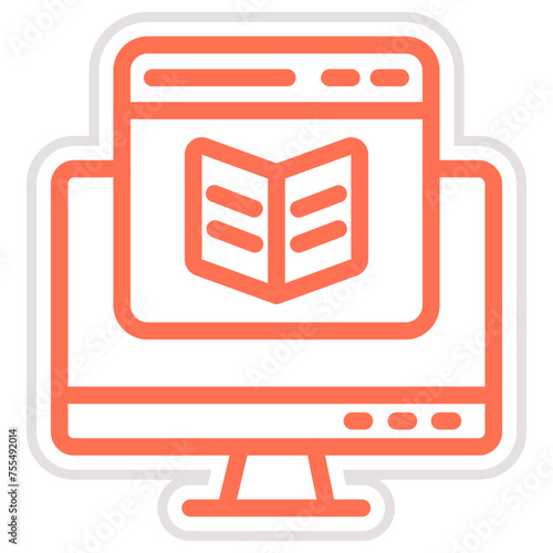 Book Vector Icon Design Illustration