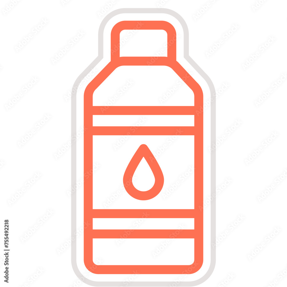 Water Bottle Vector Icon Design Illustration Water Bottle Vector Icon Design Illustration