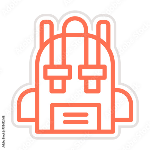 Bagpack Vector Icon Design Illustration