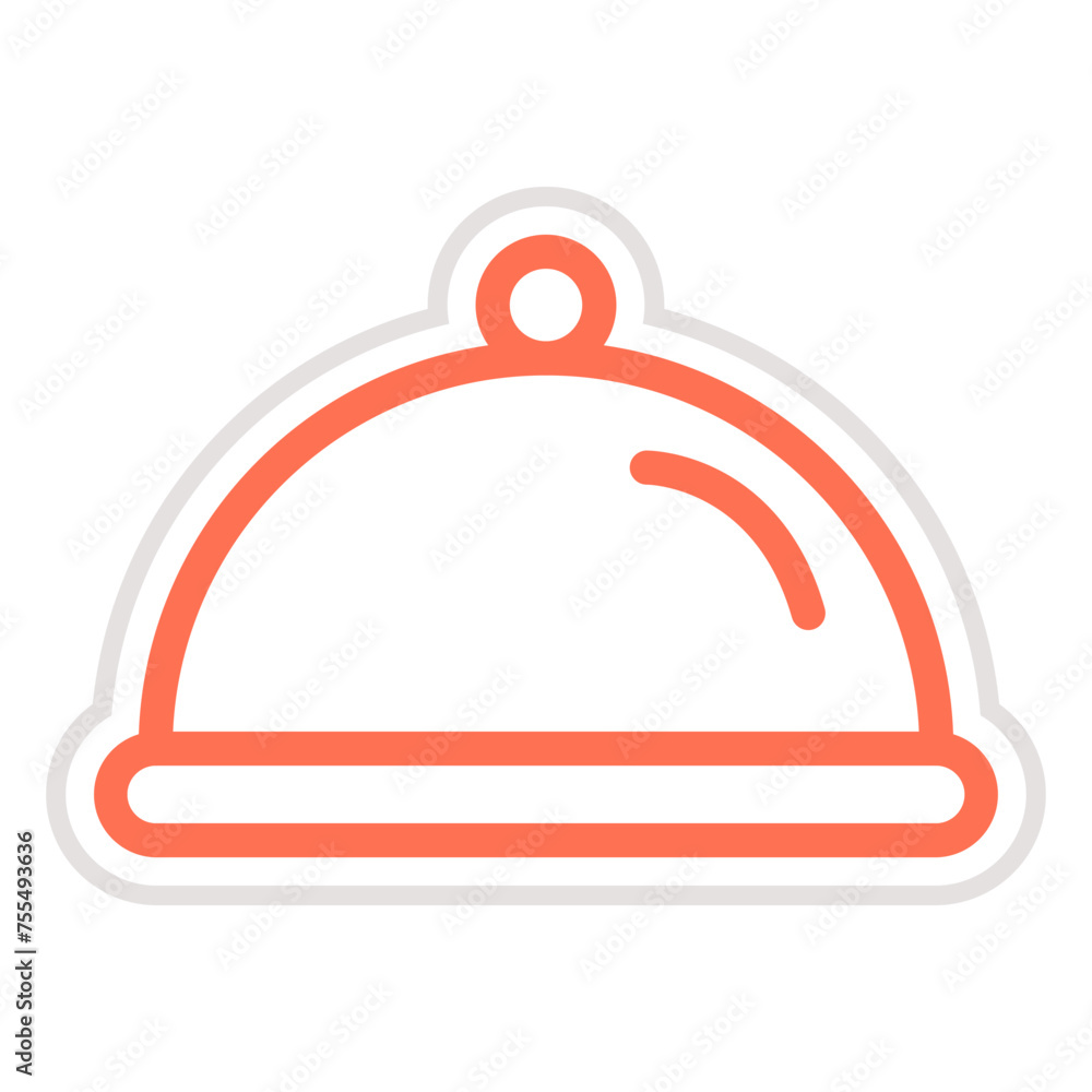 Food Tray Vector Icon Design Illustration Food Tray Vector Icon Design Illustration