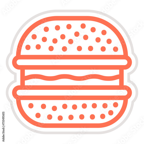 Macaroons Vector Icon Design Illustration