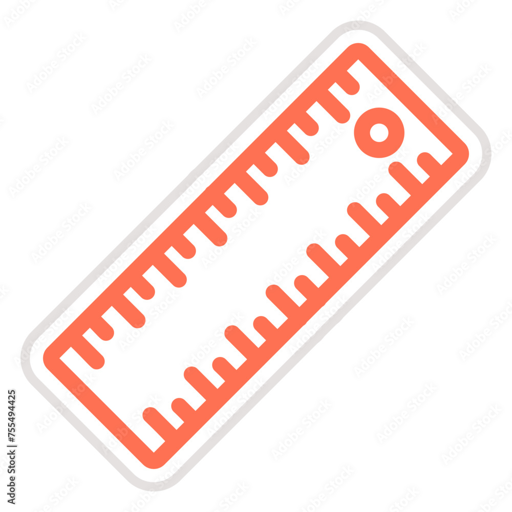 Ruler Vector Icon Design Illustration Ruler Vector Icon Design Illustration