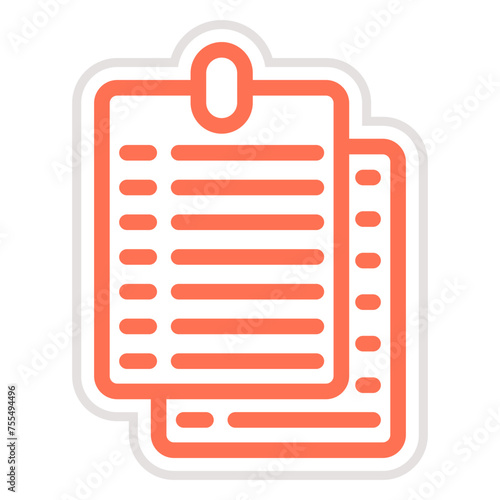 Notes Vector Icon Design Illustration