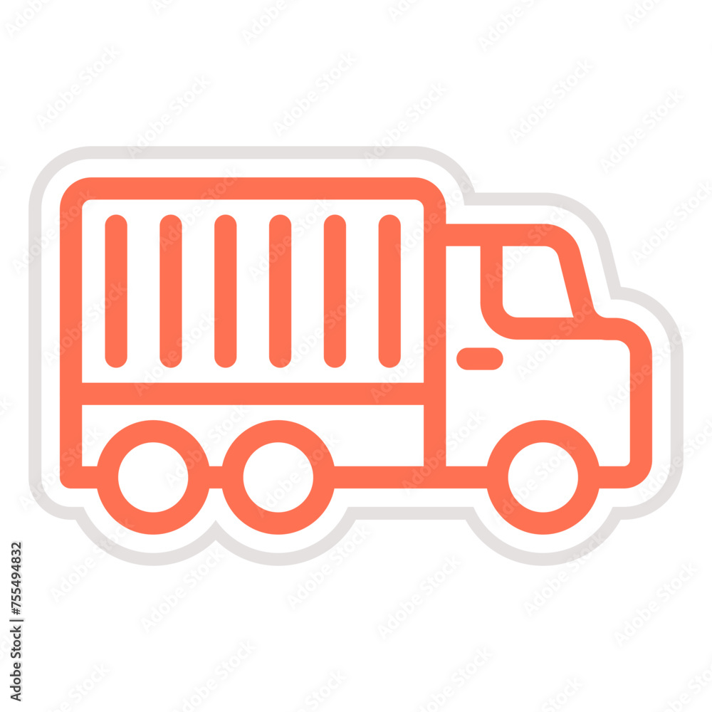 Delivery Truck Vector Icon Design Illustration Delivery Truck Vector Icon Design Illustration