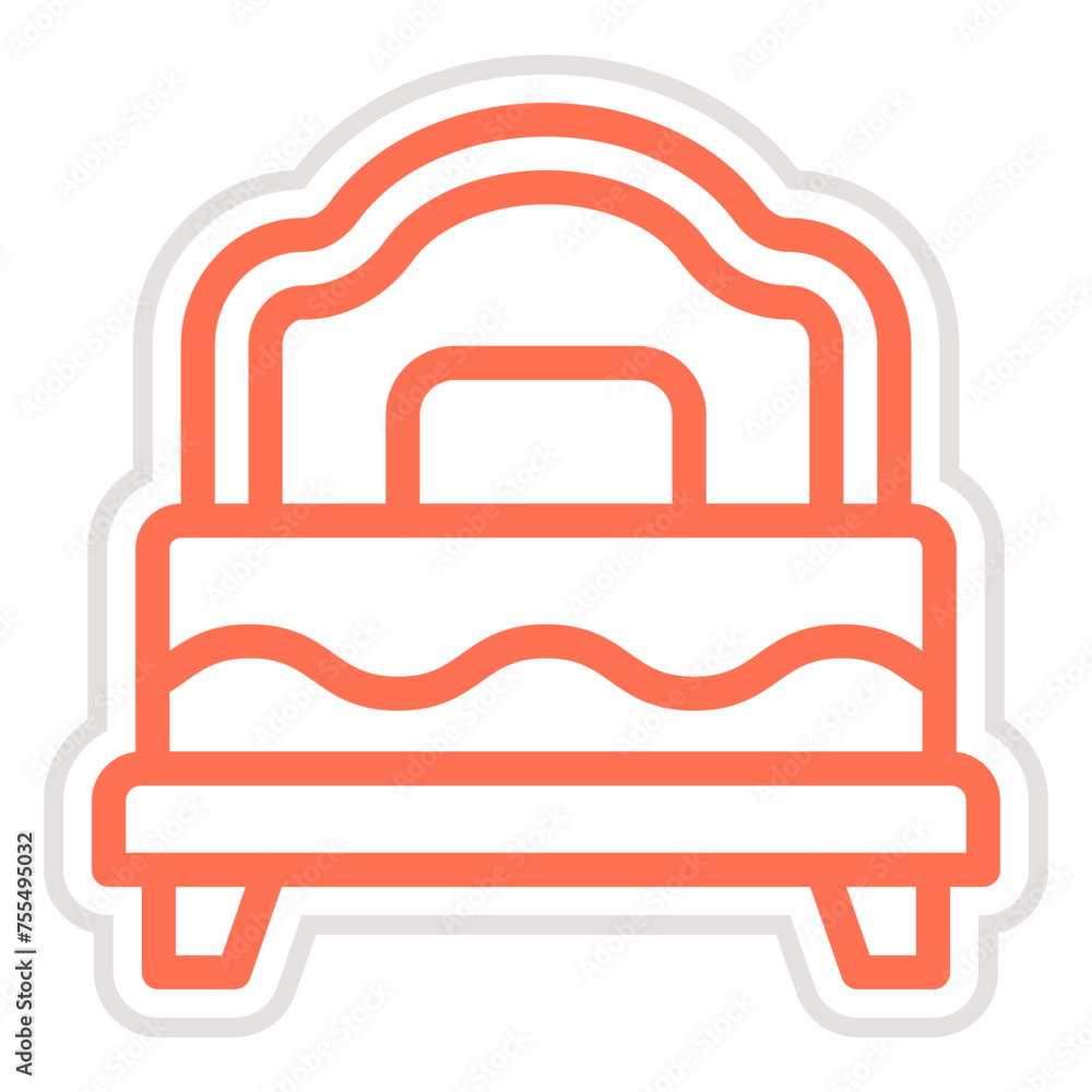 Bed Vector Icon Design Illustration Bed Vector Icon Design Illustration