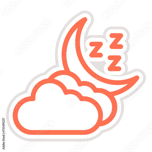 Dream Vector Icon Design Illustration