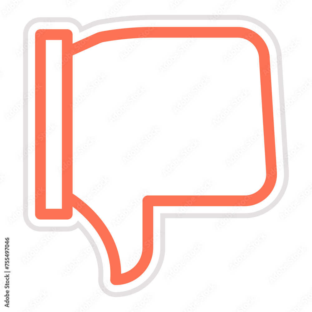 Dislike Vector Icon Design Illustration Dislike Vector Icon Design Illustration