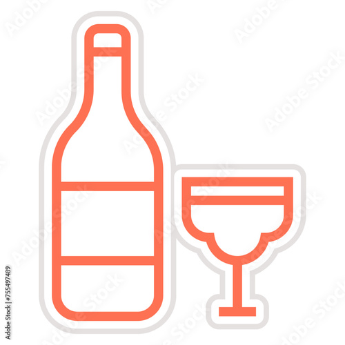 Drinks Vector Icon Design Illustration