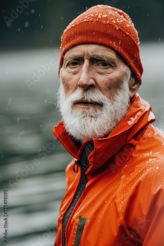 Dynamic Senior Man Participating Actively,Active elder people, Adventure