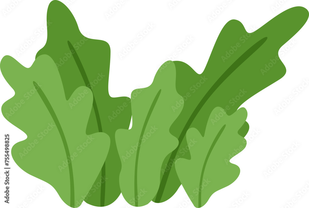 Obraz premium Cute Grass Illustration