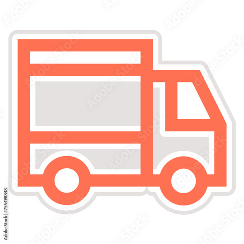Food Delivery Vector Icon Design Illustration