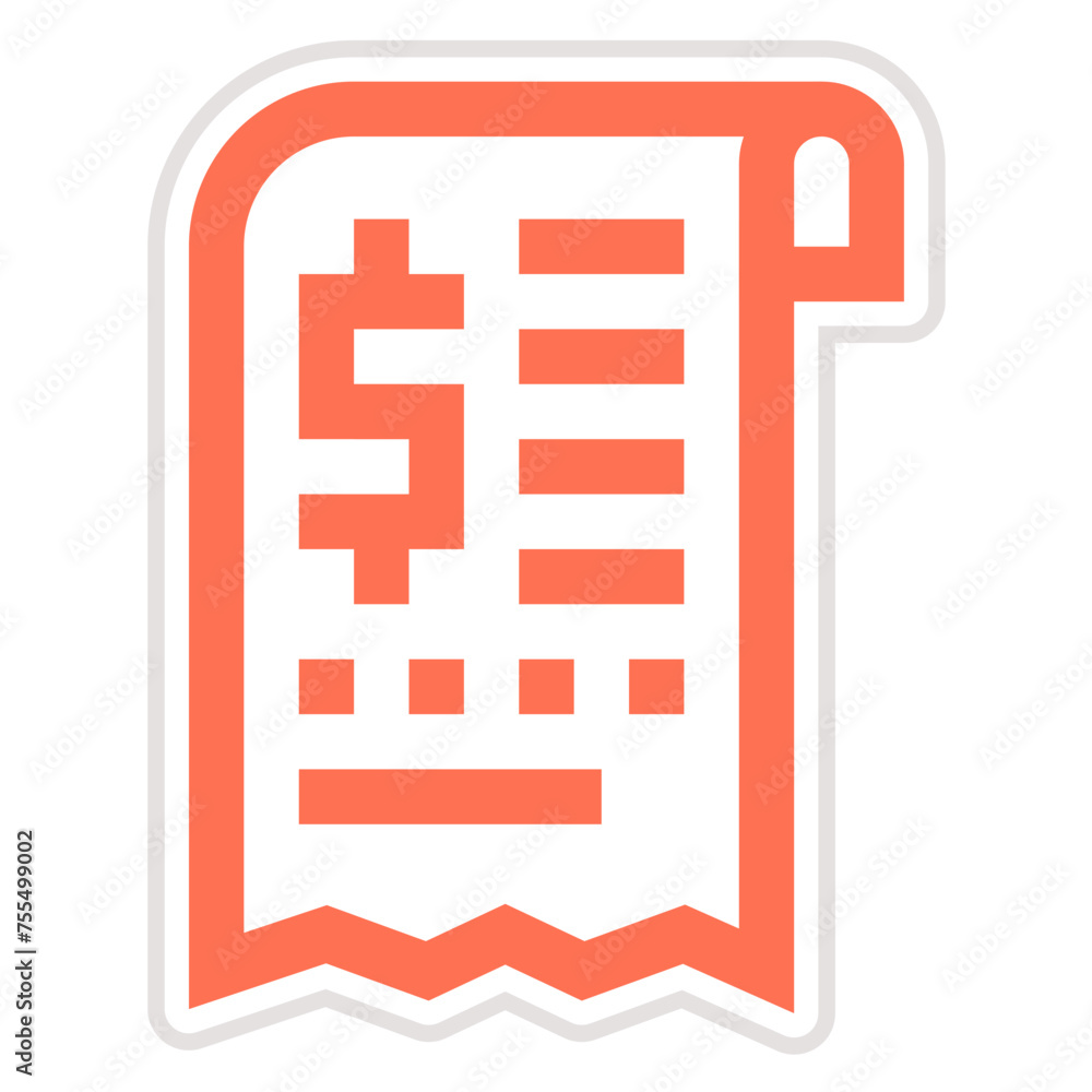 Bill Vector Icon Design Illustration Bill Vector Icon Design Illustration