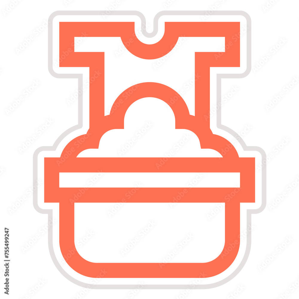 Washing clothes Vector Icon Design Illustration Washing clothes Vector Icon Design Illustration