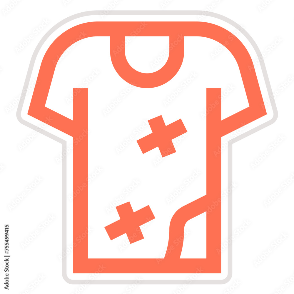 Obraz premium Dirty clothes Vector Icon Design Illustration