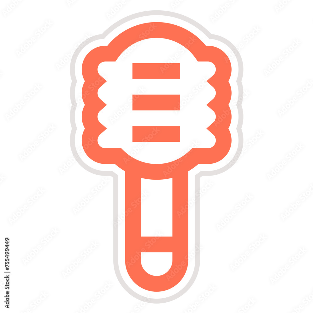 Brush Vector Icon Design Illustration Brush Vector Icon Design Illustration