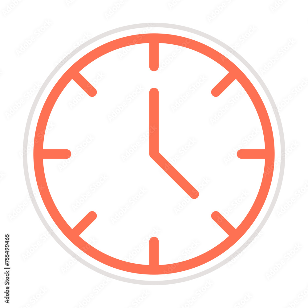 Clock Vector Icon Design Illustration Clock Vector Icon Design Illustration