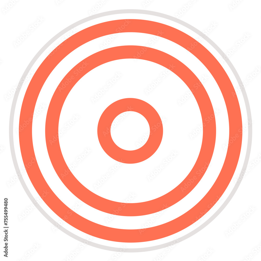 Plate Vector Icon Design Illustration Plate Vector Icon Design Illustration