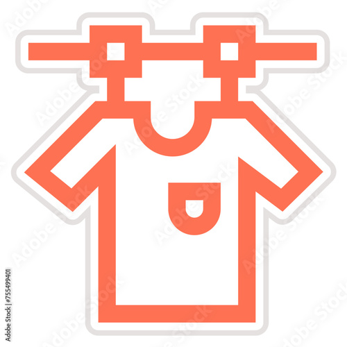 Drying Vector Icon Design Illustration