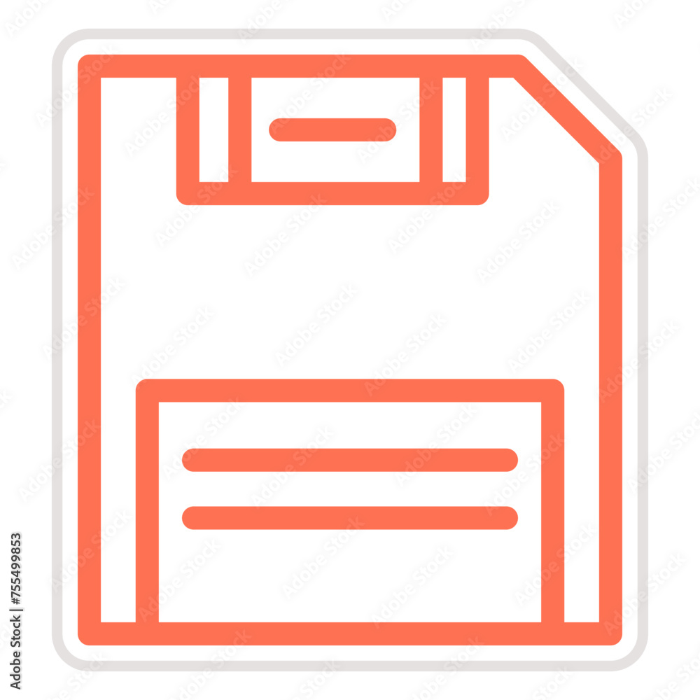 Floppy disk Vector Icon Design Illustration Floppy disk Vector Icon Design Illustration