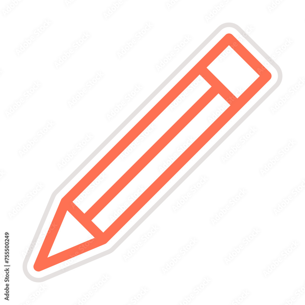 Pencil Vector Icon Design Illustration Pencil Vector Icon Design Illustration