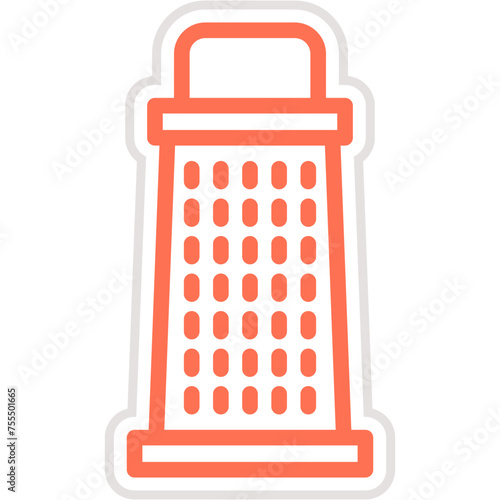 Grater Vector Icon Design Illustration