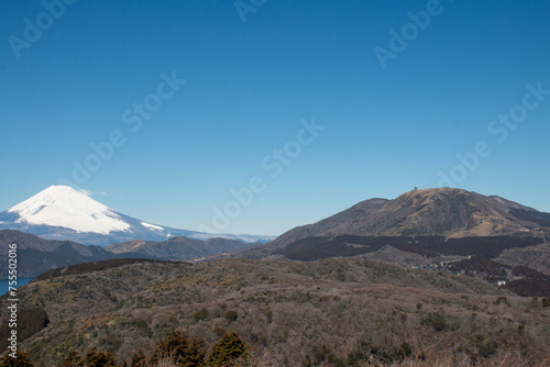 晴天の富士山