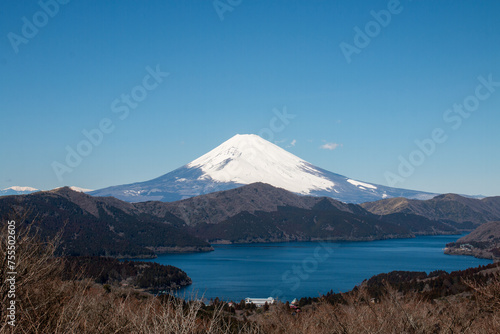 箱根・芦ノ湖と富士山