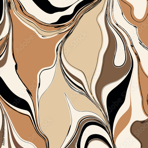 	
Abstract hand drawn decorative pattern. Vector Illustration.	
