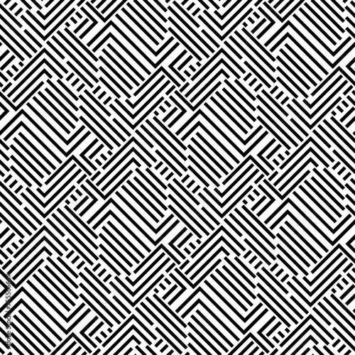 Seamless models. Modern stylish texture. Monochrome, simple. Vector.