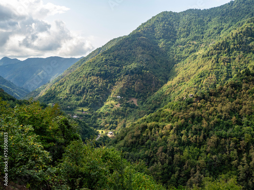landscape in the mountains, georgia, sakartvelo 