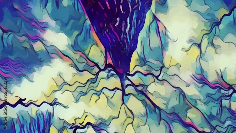 Intro abstract background design animated wave texture motion graphic ...