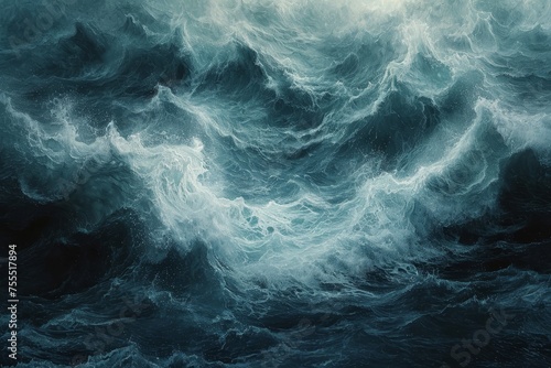 Swirling Chaos: A Treacherous Sea © Louis Deconinck